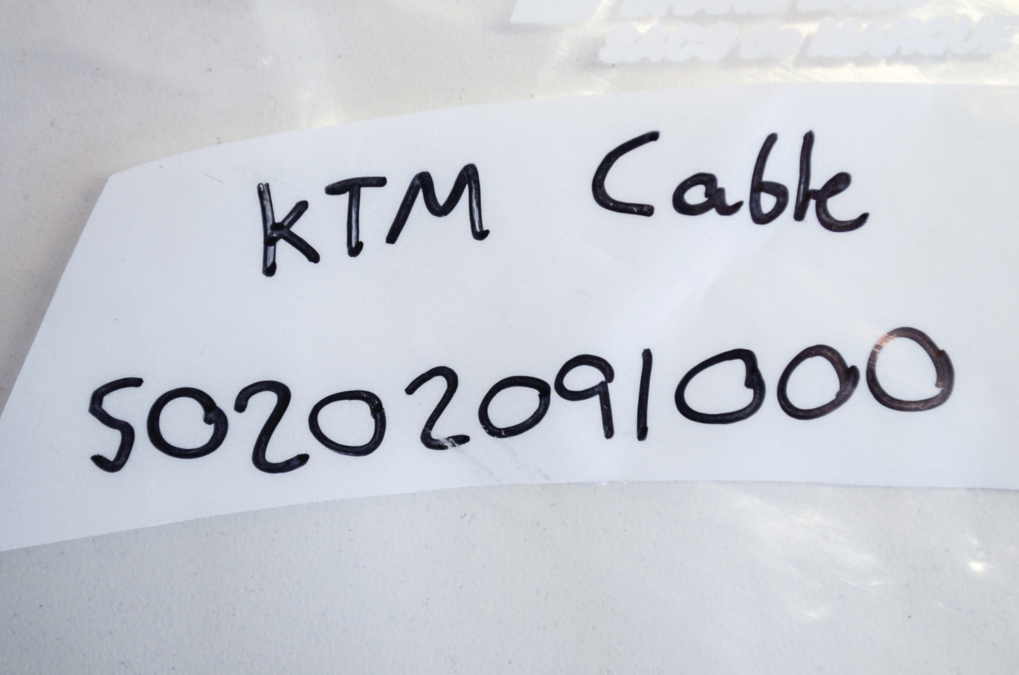 OEM KTM 50202091000 Throttle Cable NOS