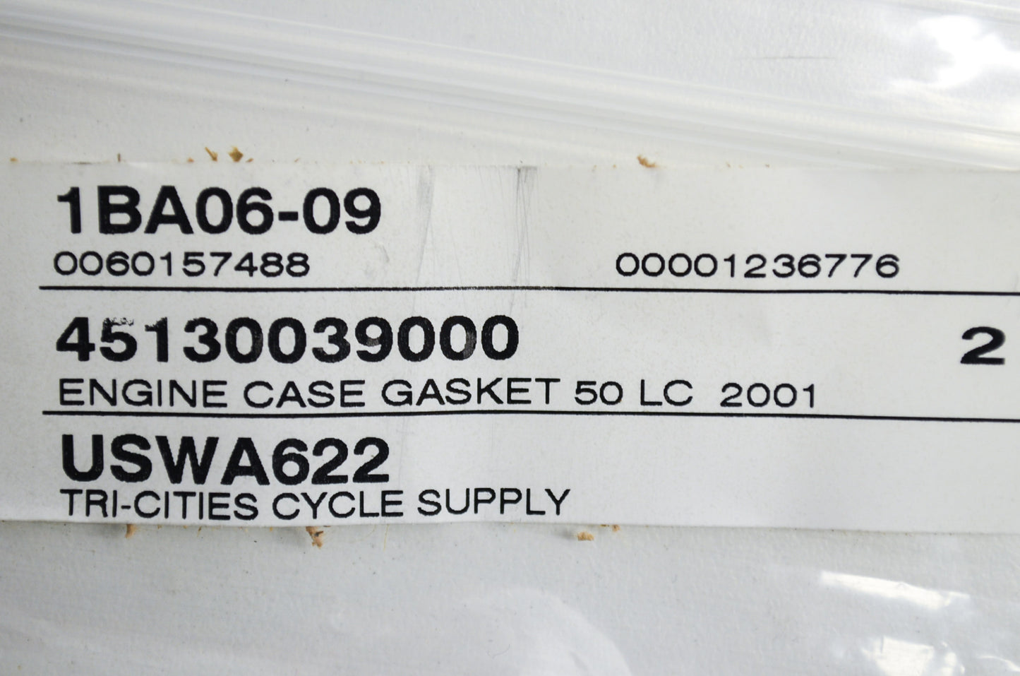 OEM KTM 45130039000 Engine Case Gasket NOS