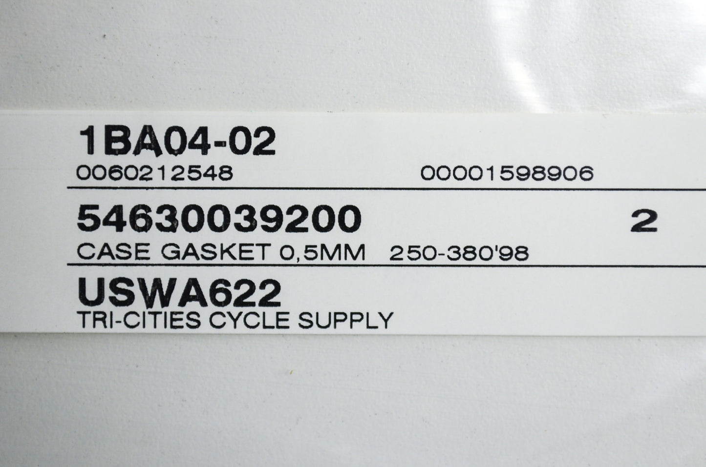 OEM KTM 54630039200 Case Gasket 0.5mm NOS