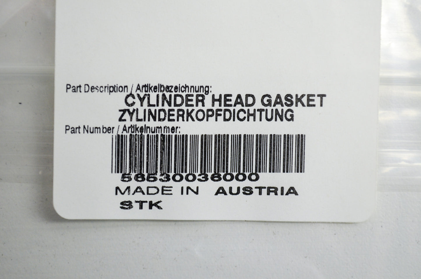 New OEM KTM Cylinder Head Gasket E-XC MXC SX NOS