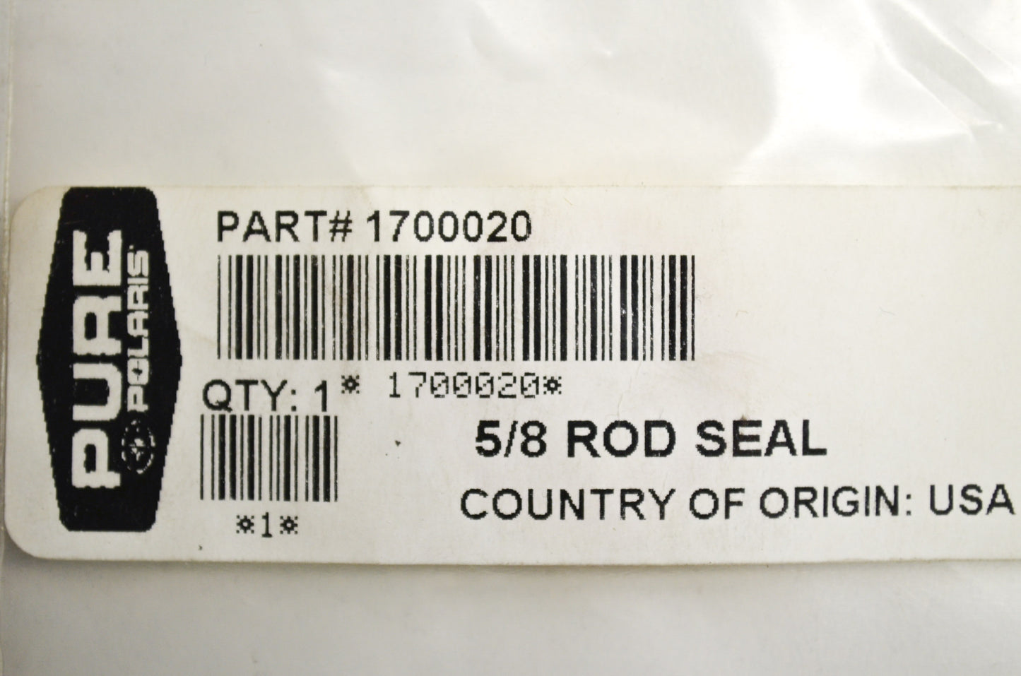 OEM Polaris 1700020 Rod Seal NOS