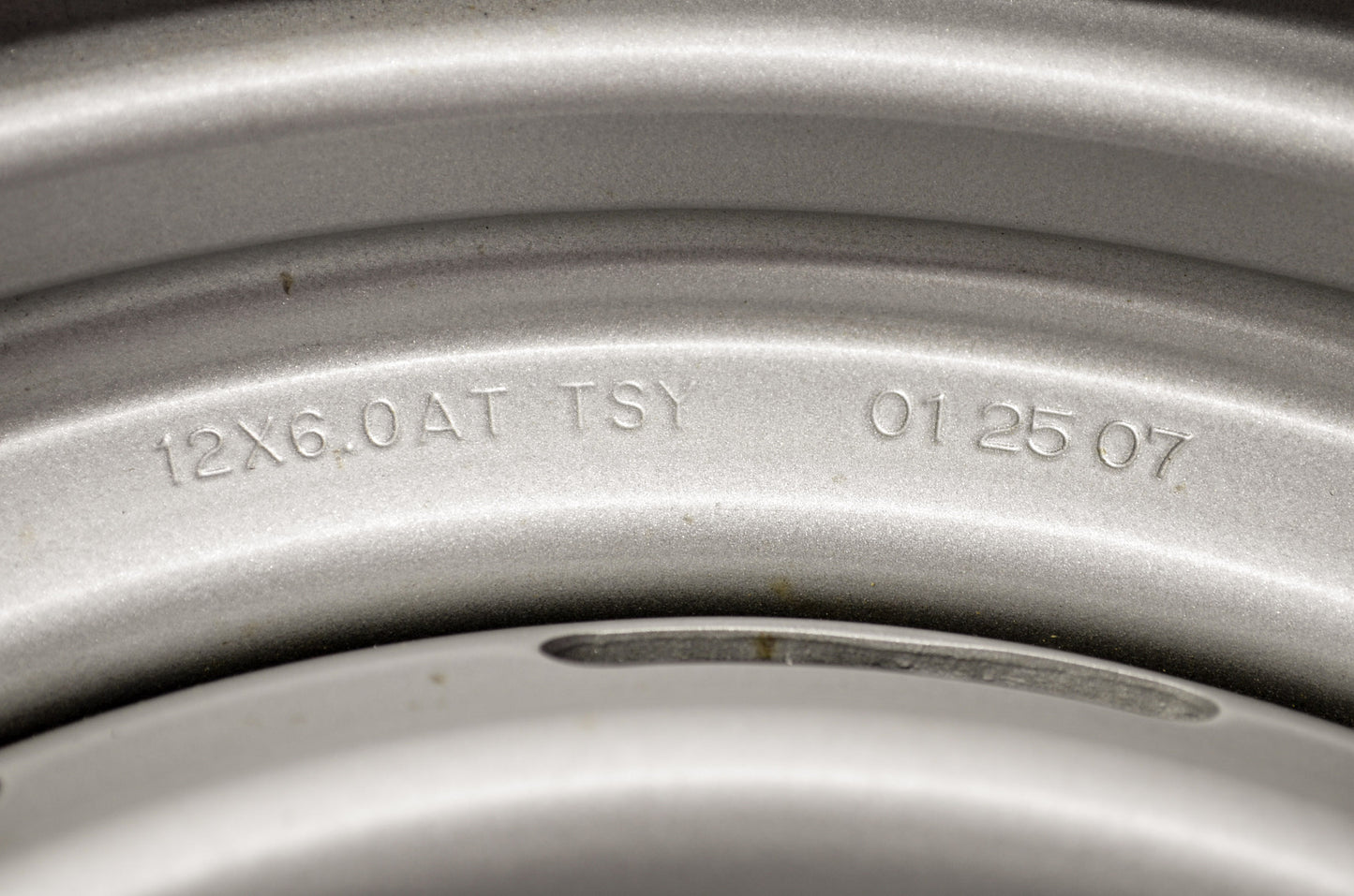 Silver Wheel Rim 12x6 4x110