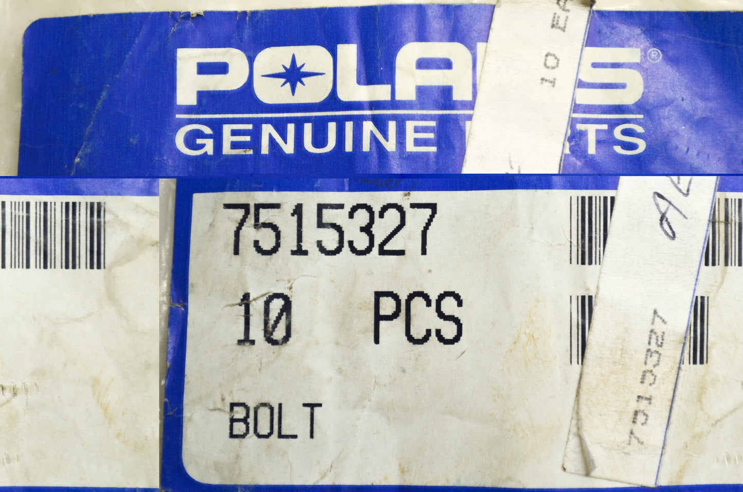 OEM Polaris 7515327 Bolt Qty 3 NOS