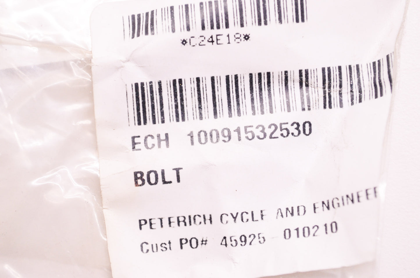 New OEM Echo Bolt Qty 2 NOS