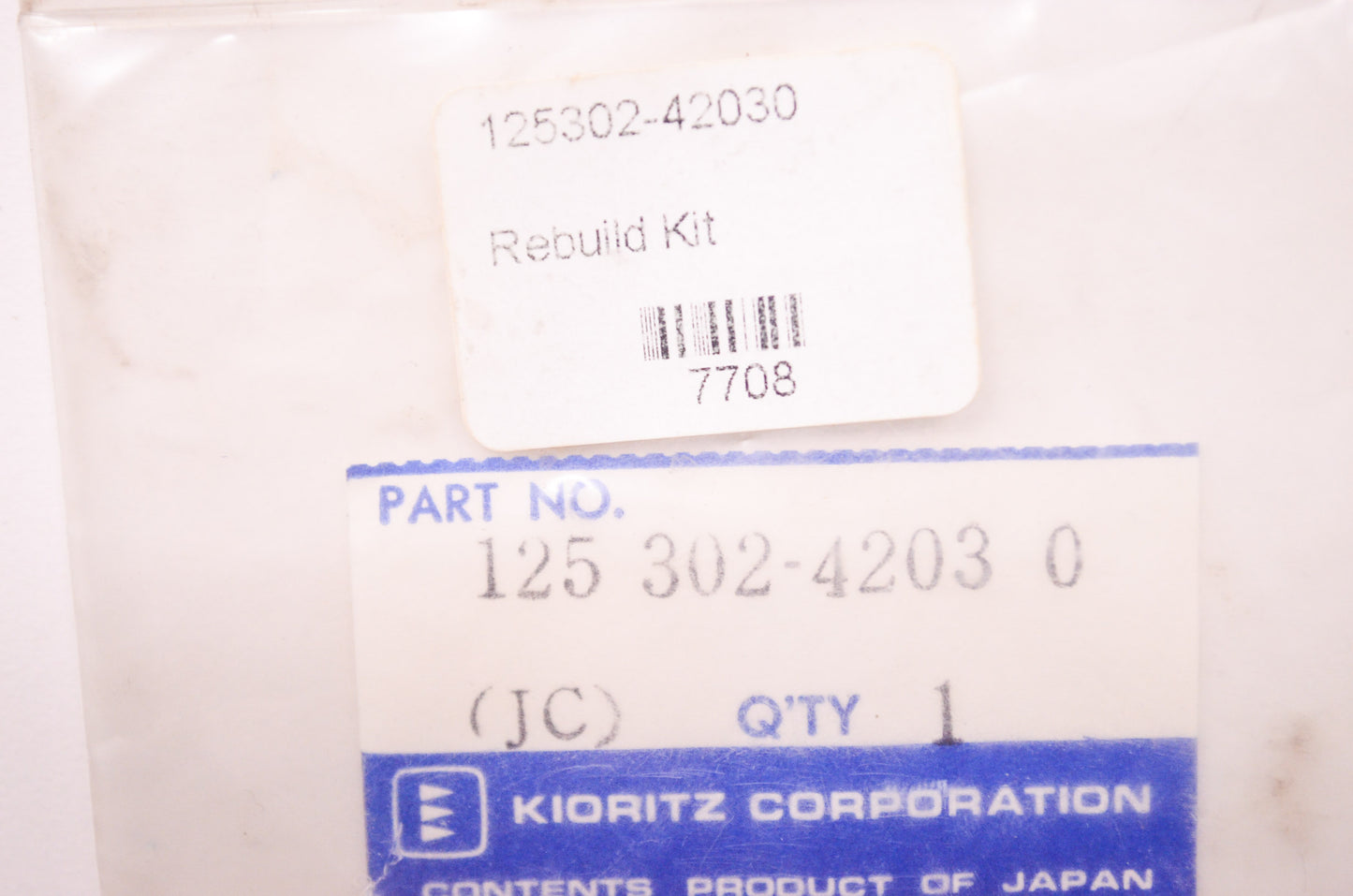 New OEM Echo Kioritz Carburetor Rebuild Kit NOS