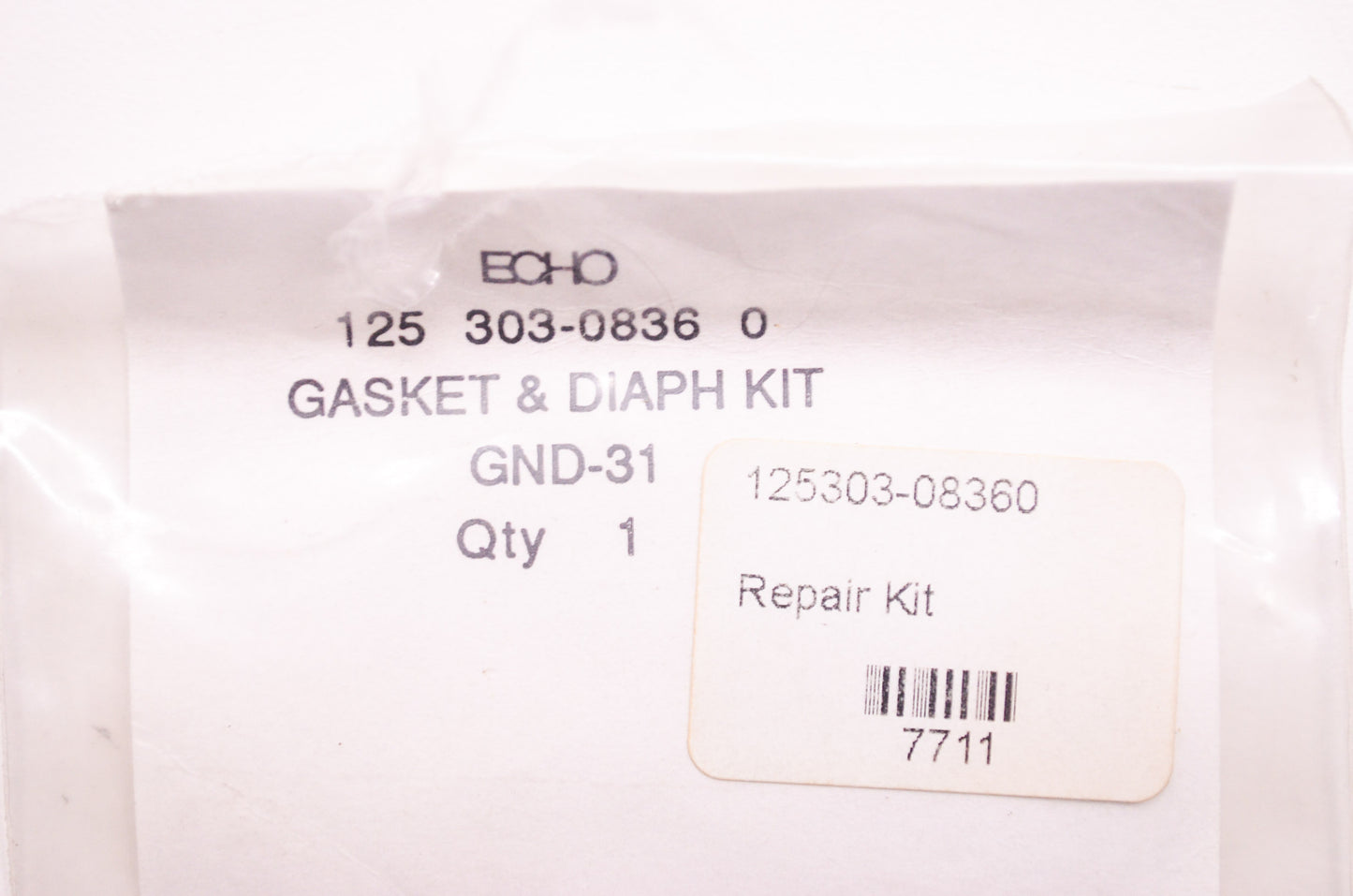New OEM Echo Carburetor Diaphragm Gasket Kit NOS