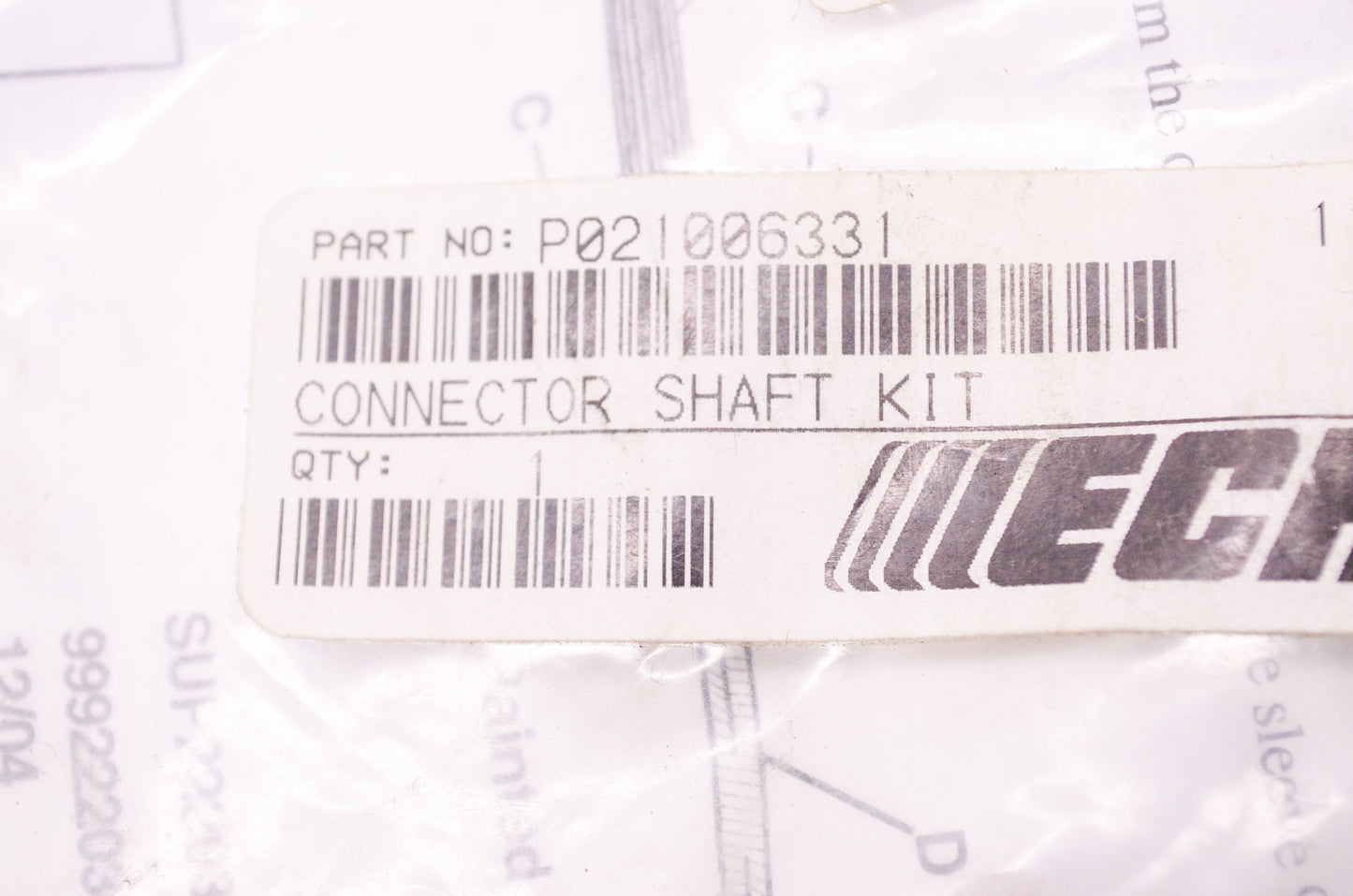 Connector Shaft Kit NOS