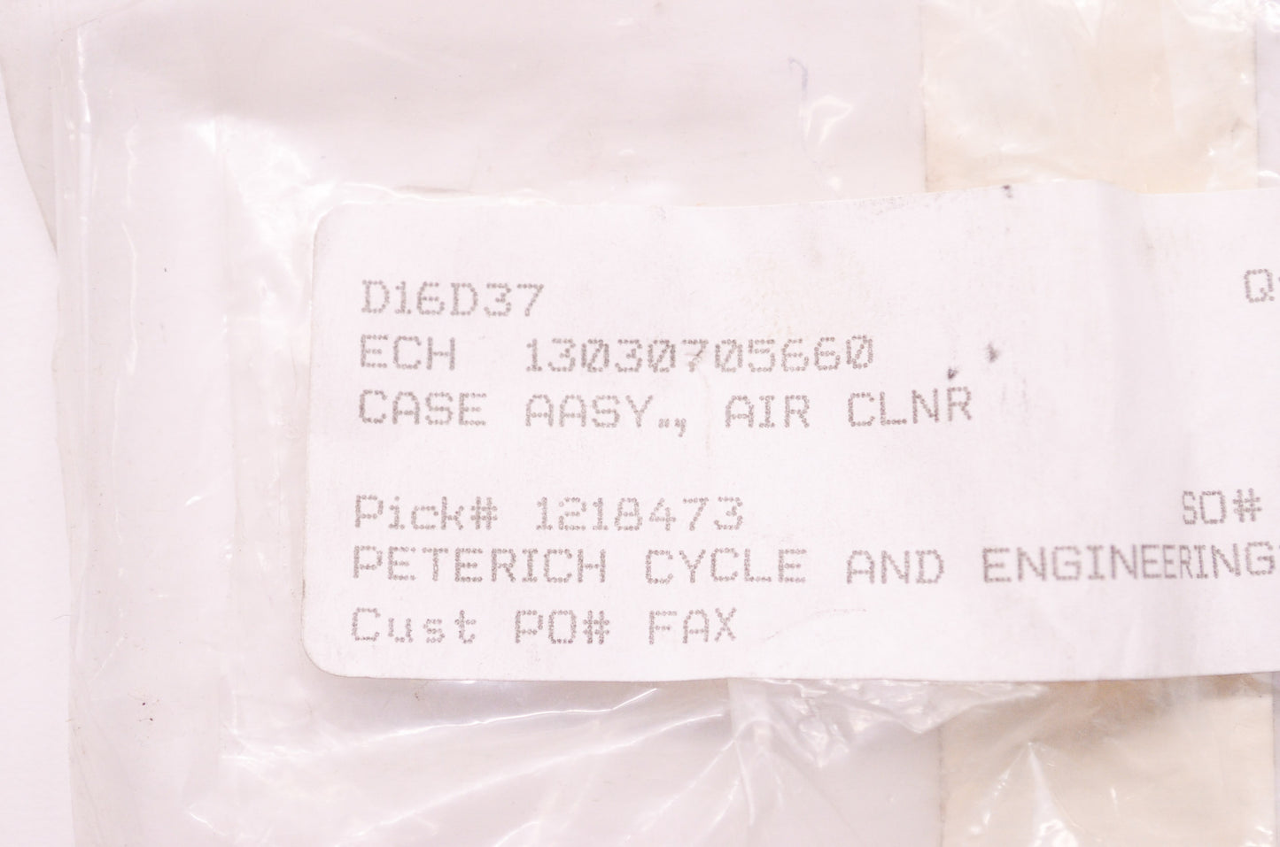 New OEM Echo Air Cleaner Case Assembly