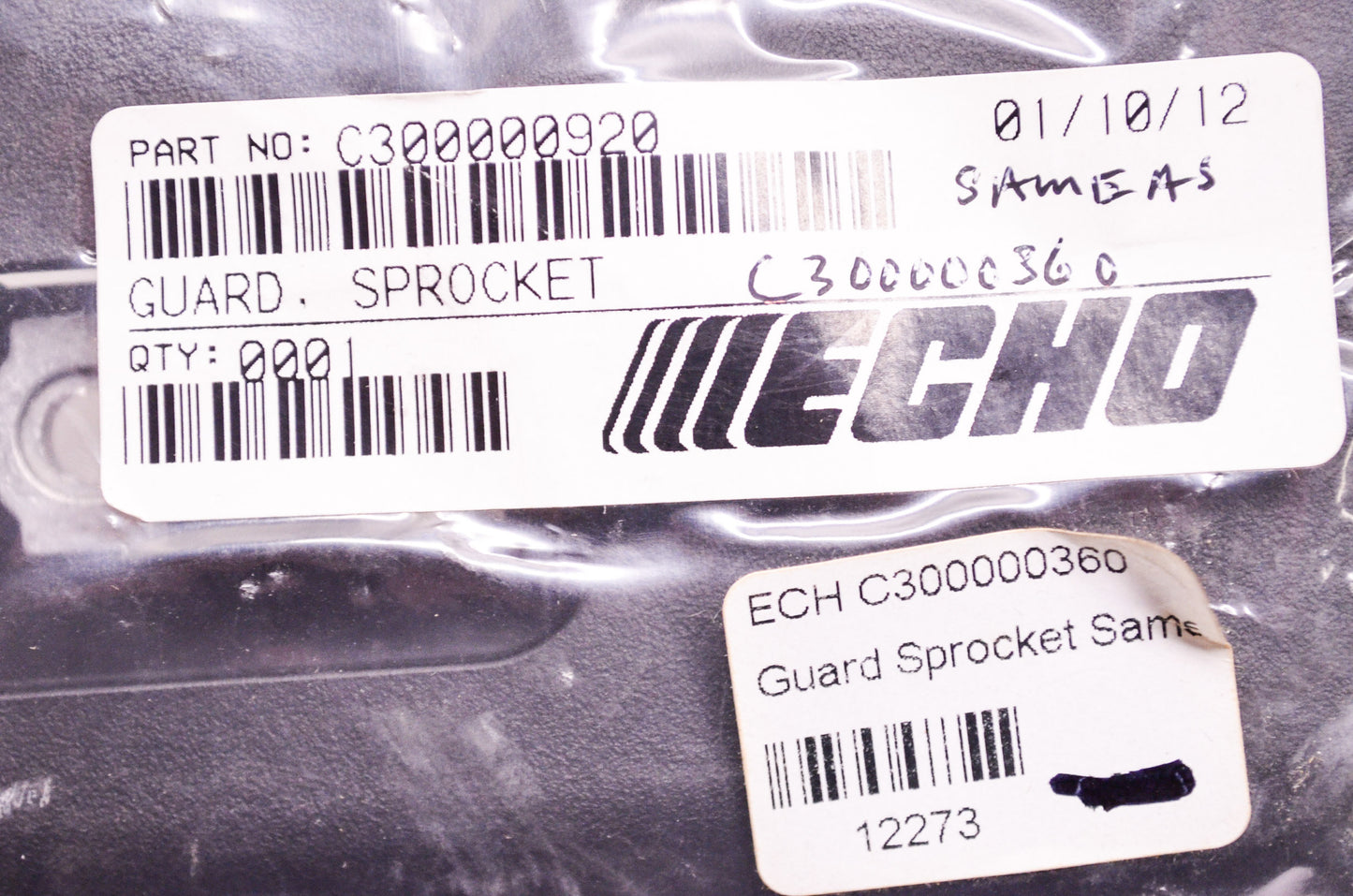 New OEM Echo Sprocket Guard