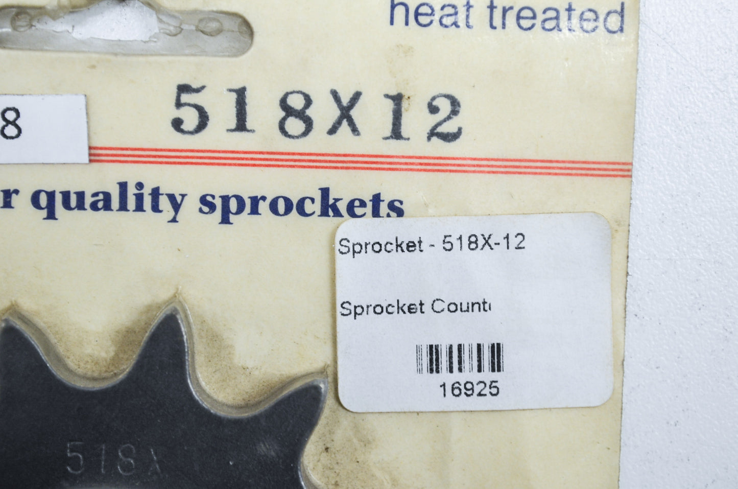 12 Tooth Sprocket w/ Spacer NOS