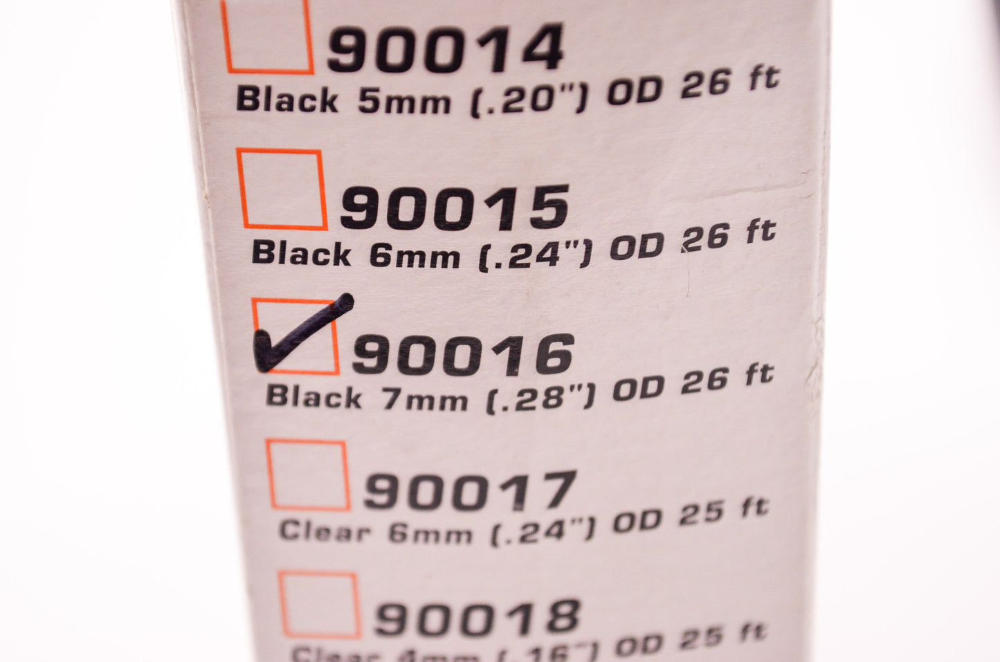 New OEM Echo RePower Black Fuel Line 7mm (.28') OD x 26'