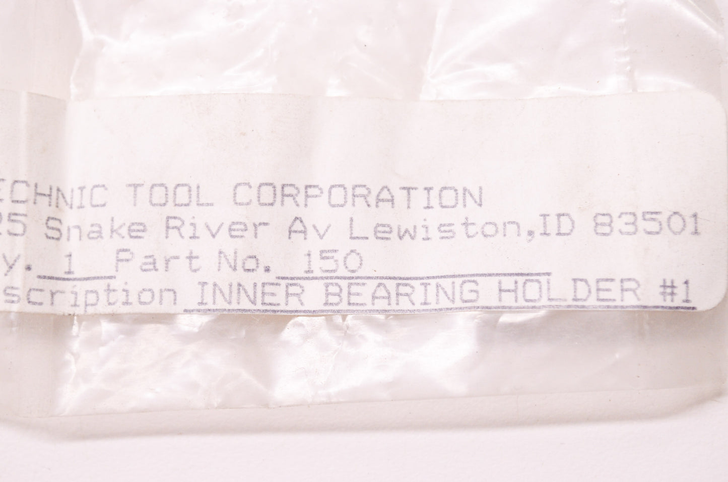 New Technic Tool Corporation Inner Bearing Holder #1 Power Pruner NOS