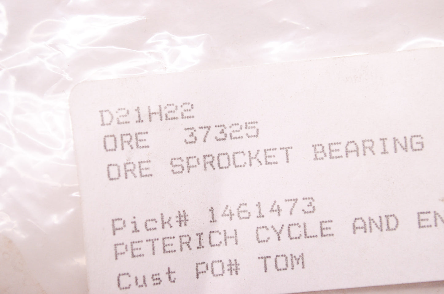 New Oregon Sprocket Bearing NOS