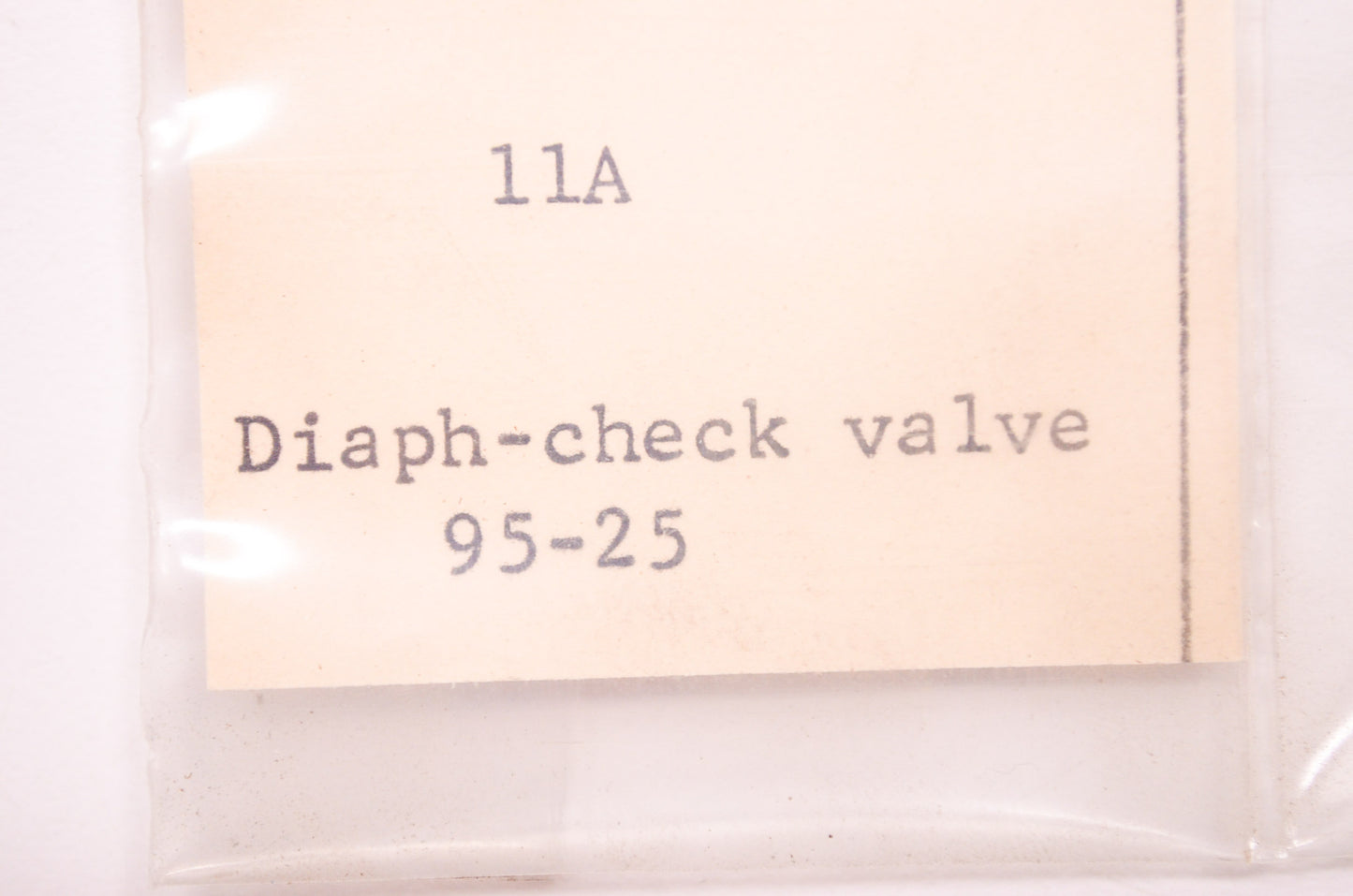 New Walbro Check Valve Diaphragm 11A NOS