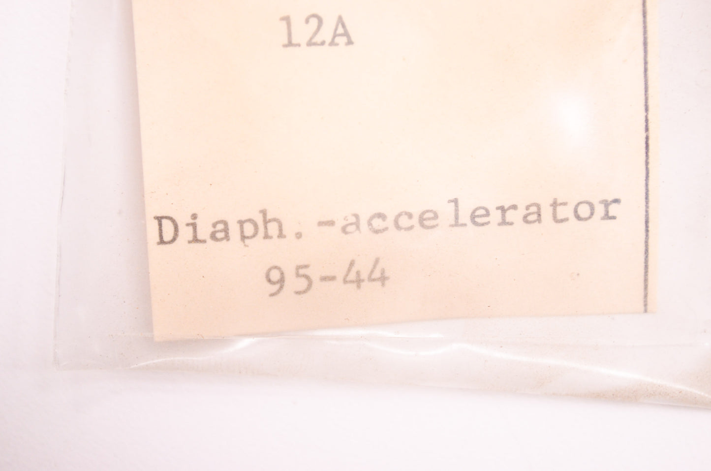 New Walbro Accelerator Diaphragm 12A NOS