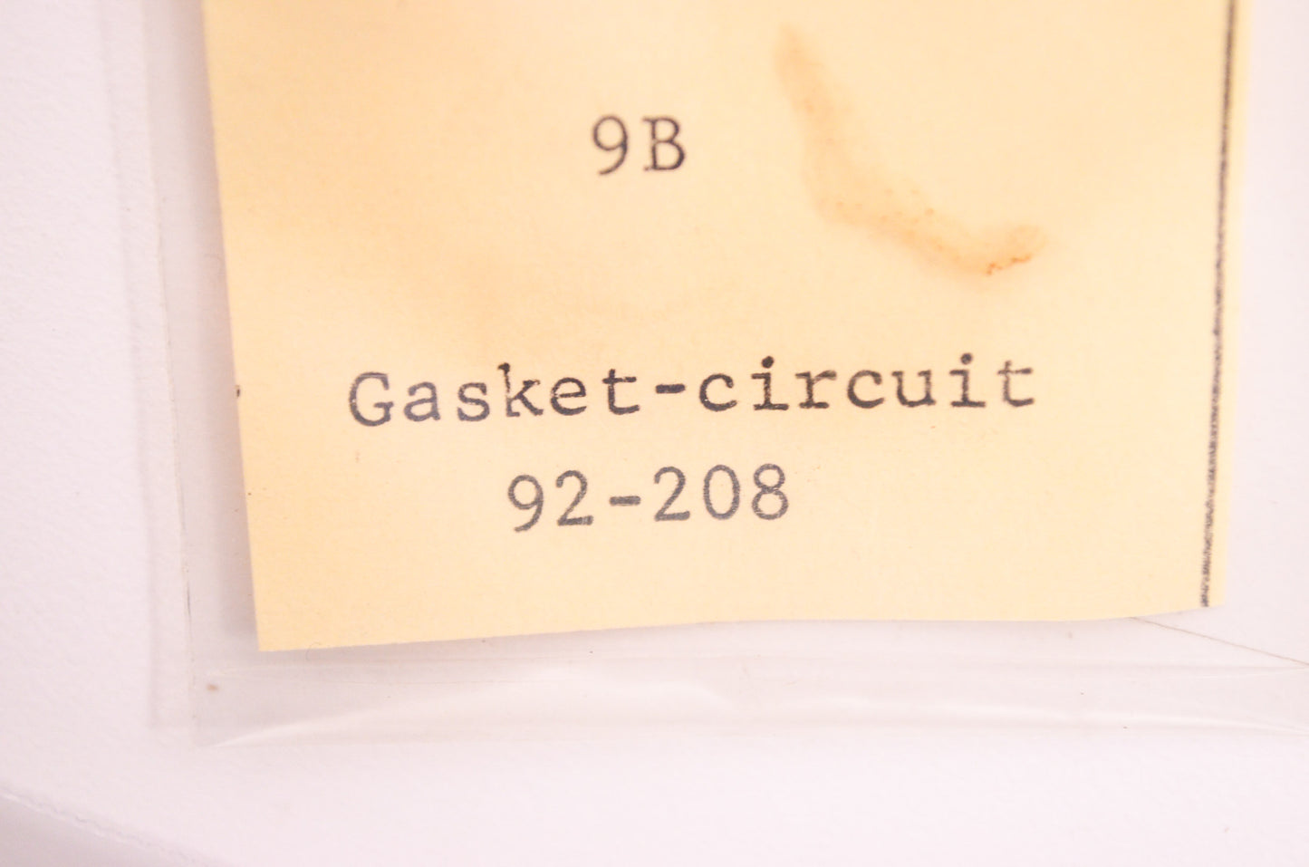 New Walbro Circuit Gasket 9B NOS
