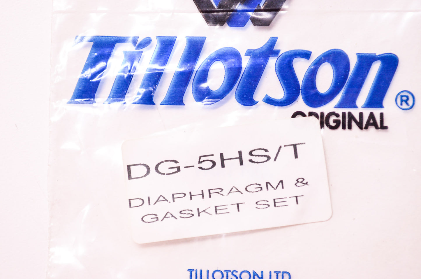 New Tillotson Diaphragm & Gasket Kit NOS