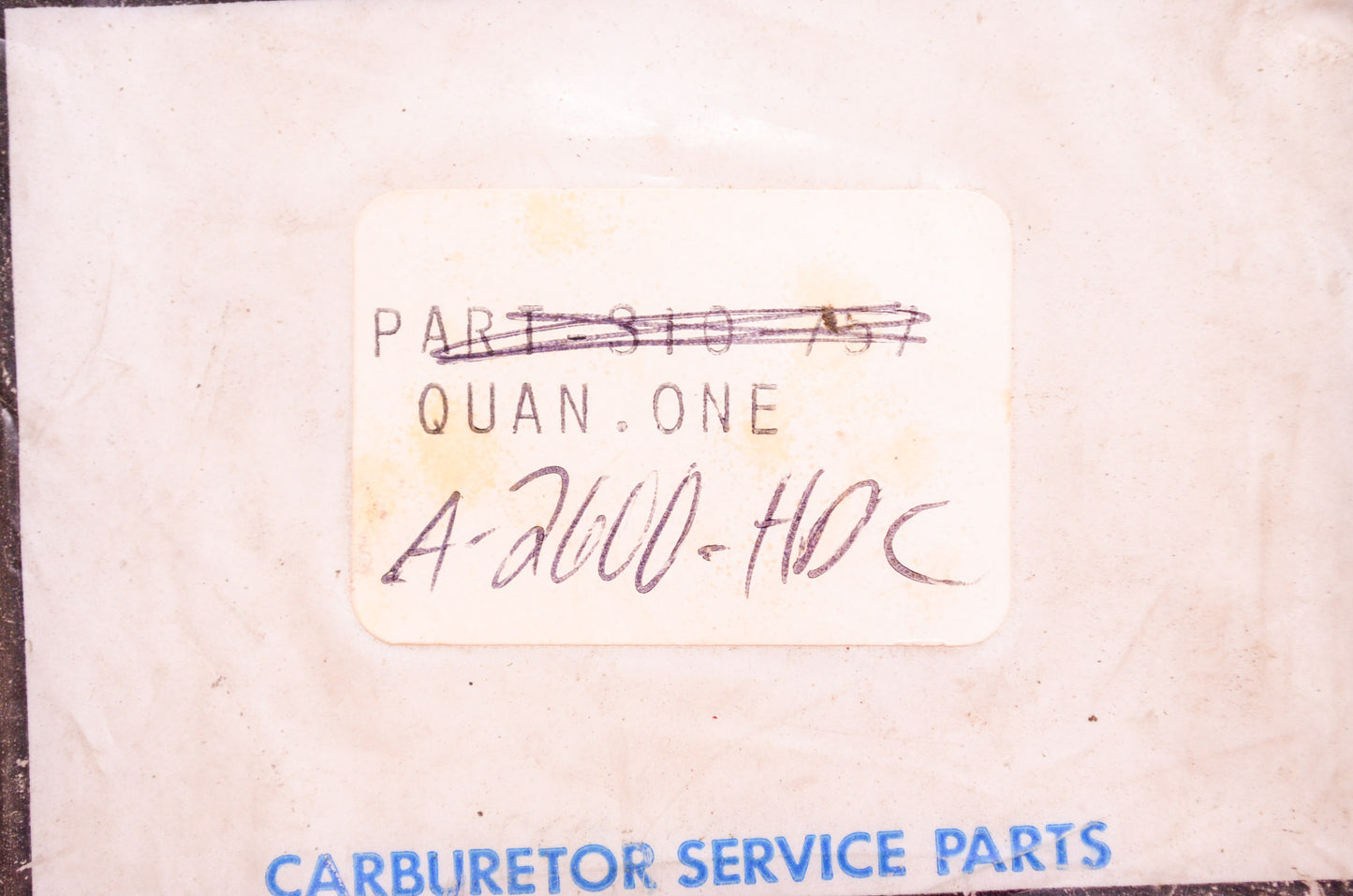 Carburetor Gasket Kit NOS