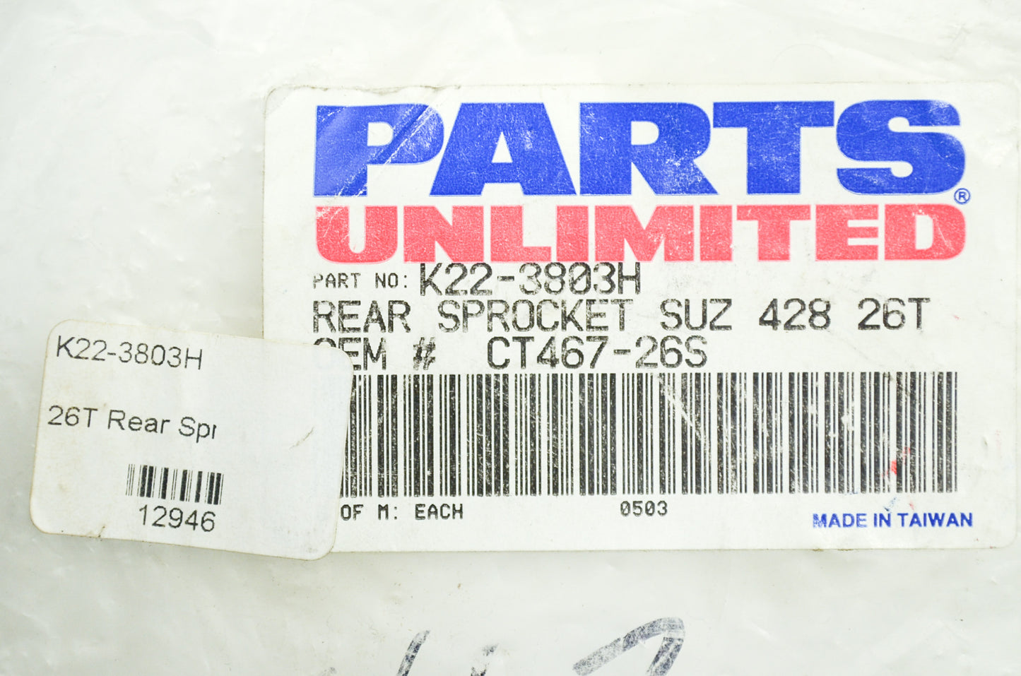 26 Tooth Sprocket Suzuki LT80 NOS