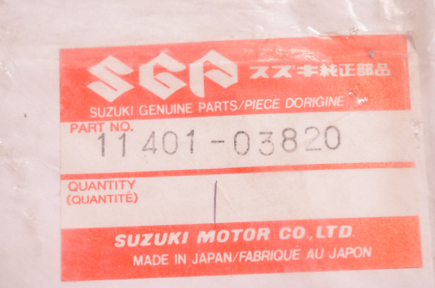 OEM Suzuki 11401-03820 Gasket Kit NOS