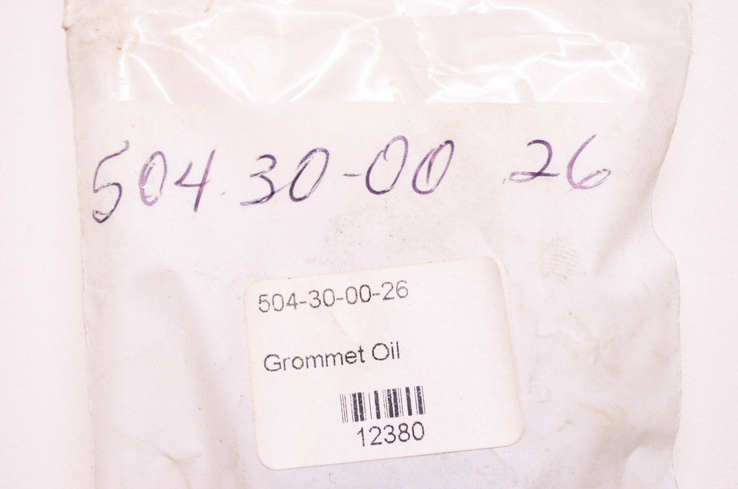 Oil Line Grommet 371 NOS