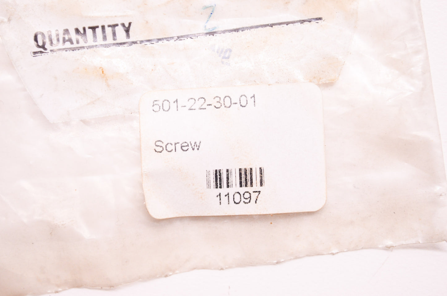 Screw w/ Washer Qty 2 NOS