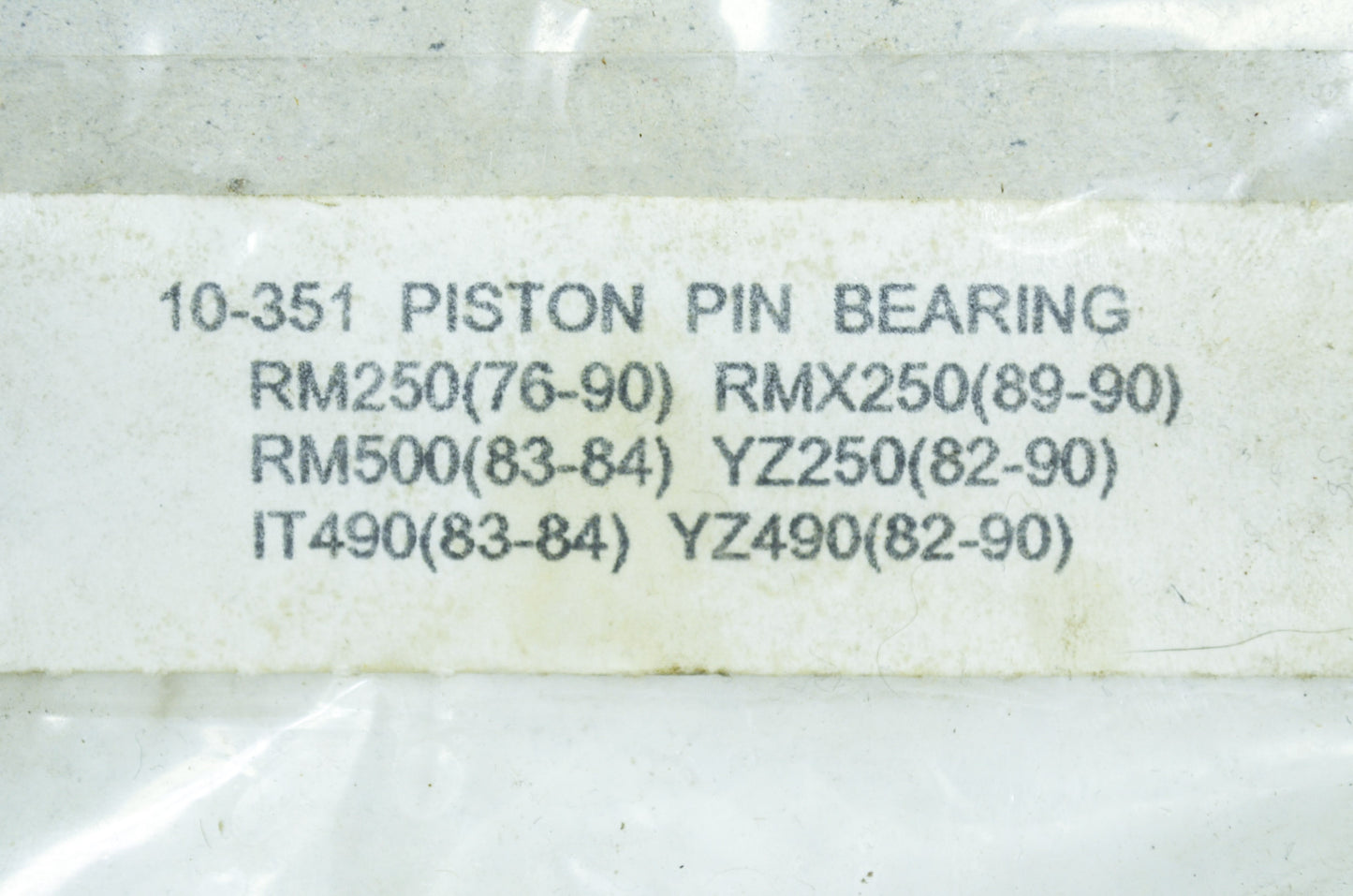 Piston Pin Bearing RM 250 500 RMX 250 YZ 250 490 IT490 NOS