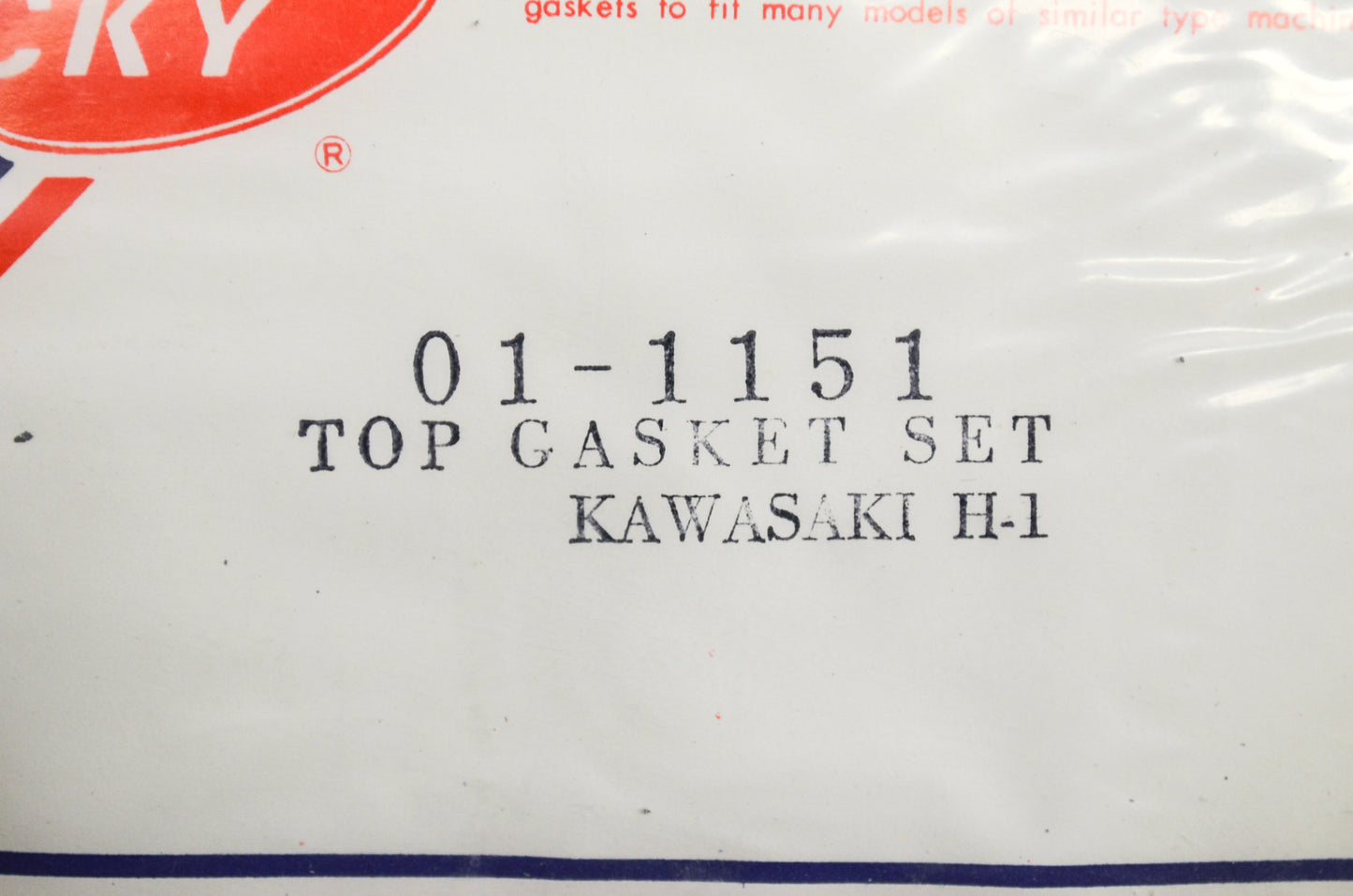 New Rocky Top End Gasket Set Kawasaki H-1 NOS