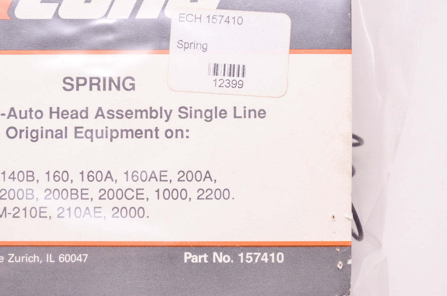 New OEM Echo Head Spring Qty 2