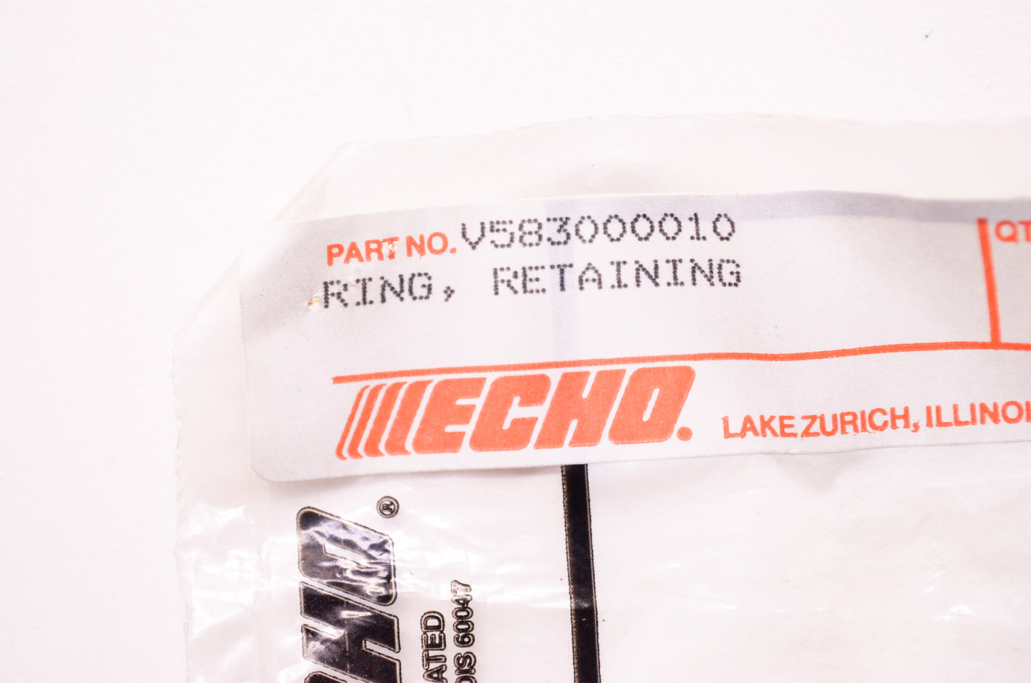 New OEM Echo Retaining Ring Qty 2