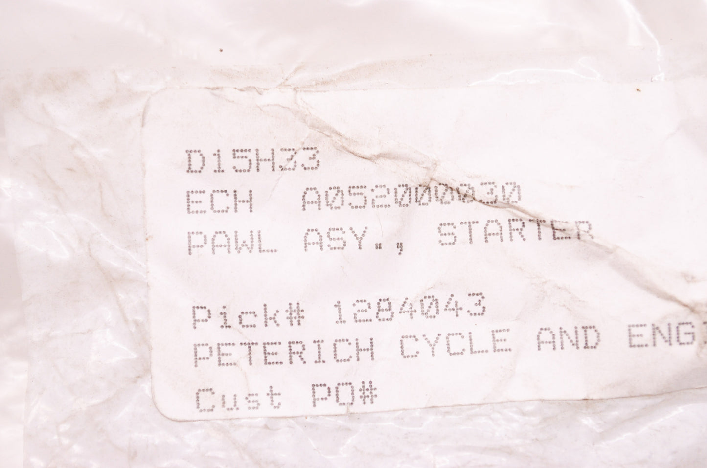 New OEM Echo Starter Pawl Assembly