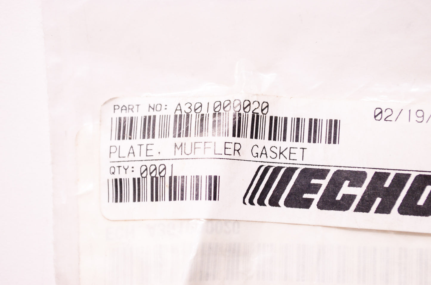 New OEM Echo Muffler Gasket Plate