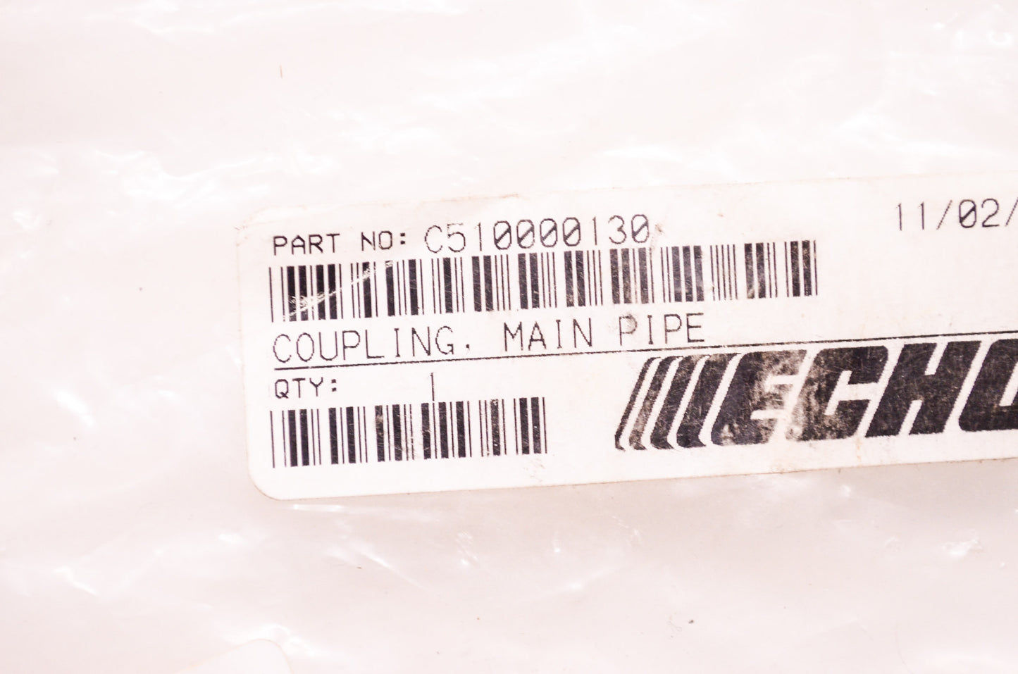 New OEM Echo Main Pipe Coupling