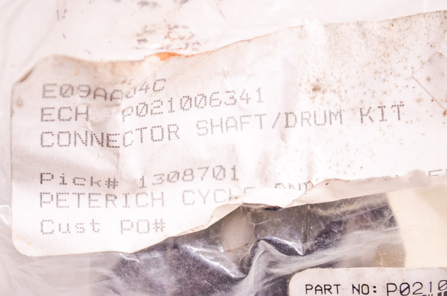 New OEM Echo Connector Shaft Drum Kit