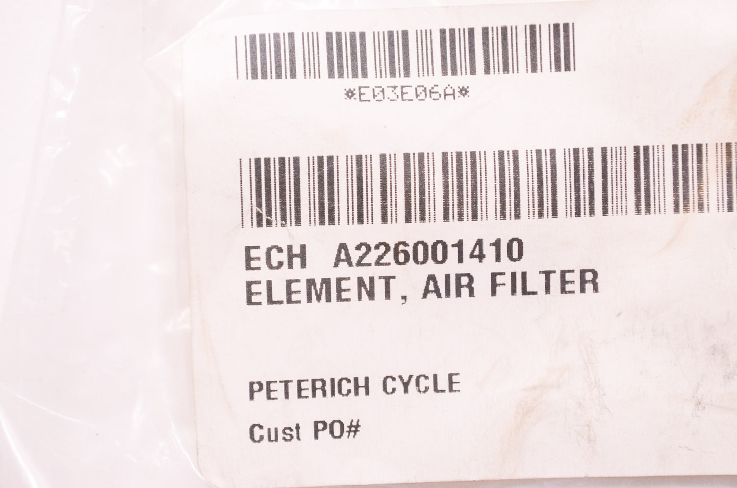 New OEM Echo Air Filter Qty 2