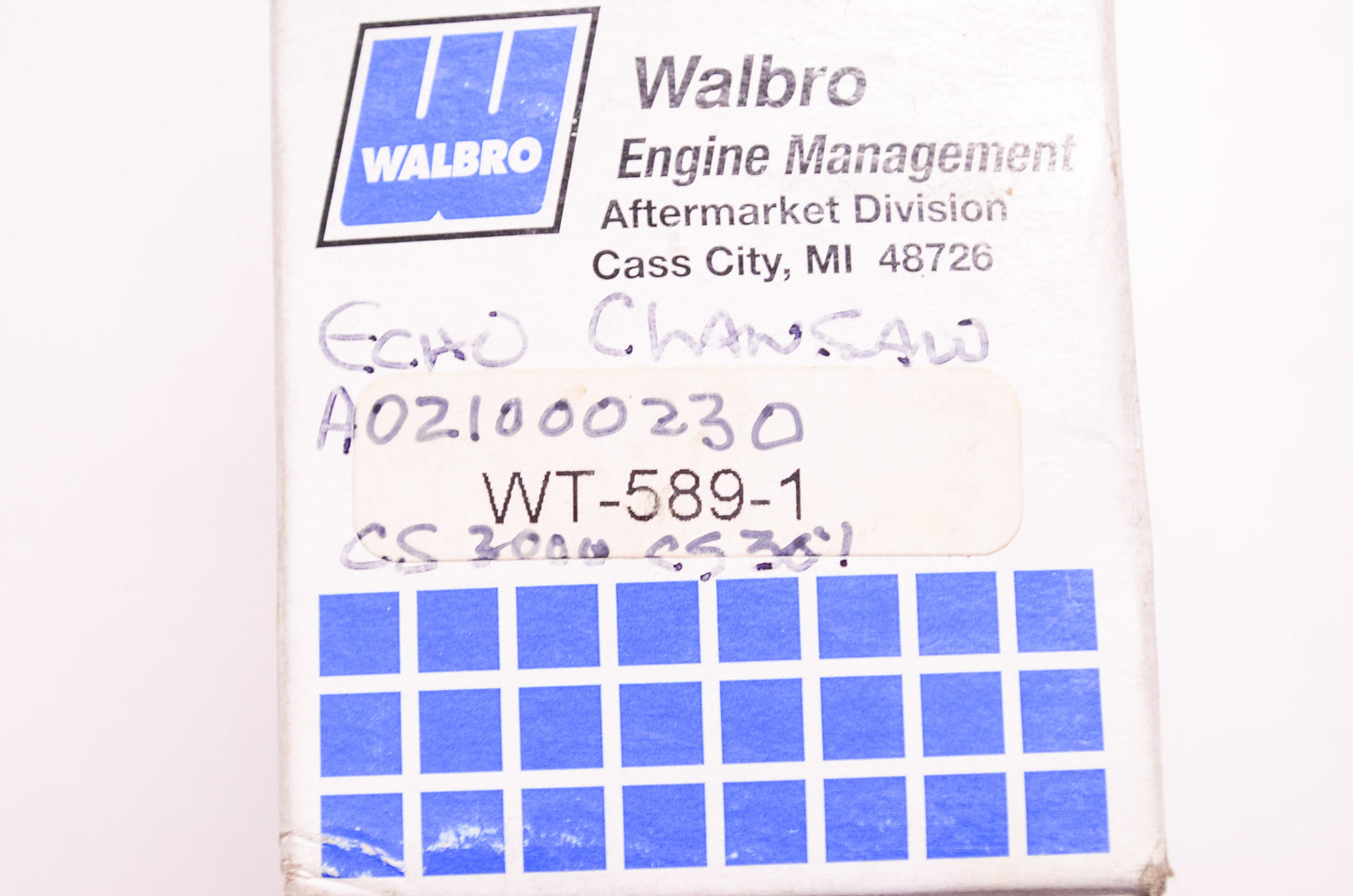New OEM Echo Walbro Carburetor CS3000