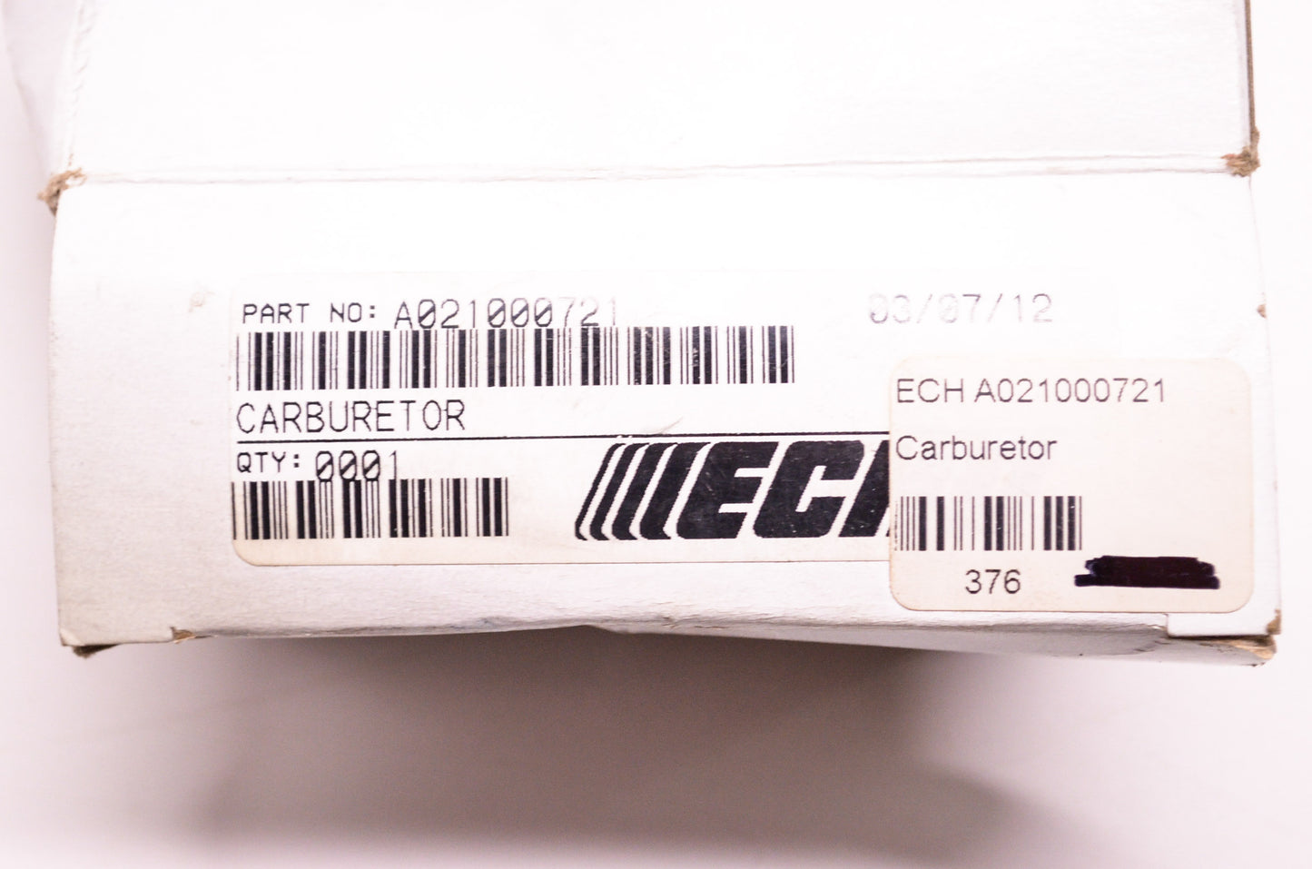 OEM Echo A021000721 Carburetor NOS
