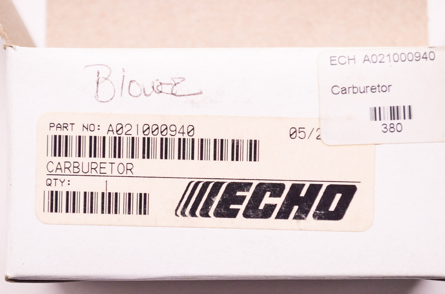 OEM Echo A021000940 Carburetor NOS