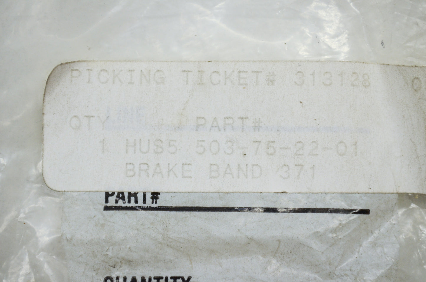 Brake Band 362 365 371 372 385 NOS