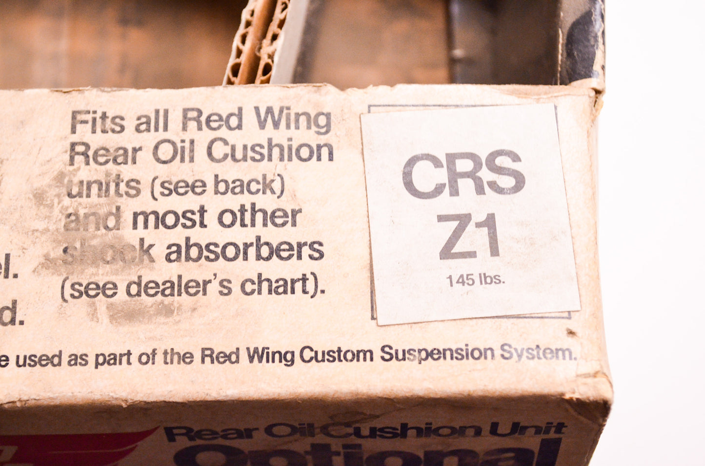 New Red Wing Rear Oil Cushion Unit Optional Springs 145 Lbs Qty 2 NOS
