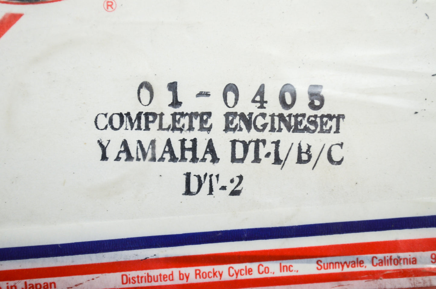 Rocky 01-0405 Complete Engine Gasket Kit Yamaha DT-1/B/C DT2 NOS