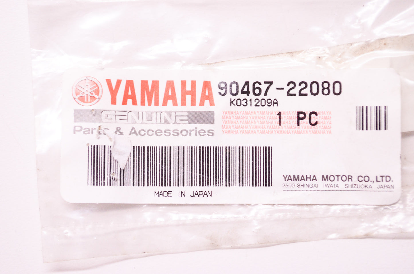 OEM Yamaha 90467-22080-00 Scissor Clip NOS