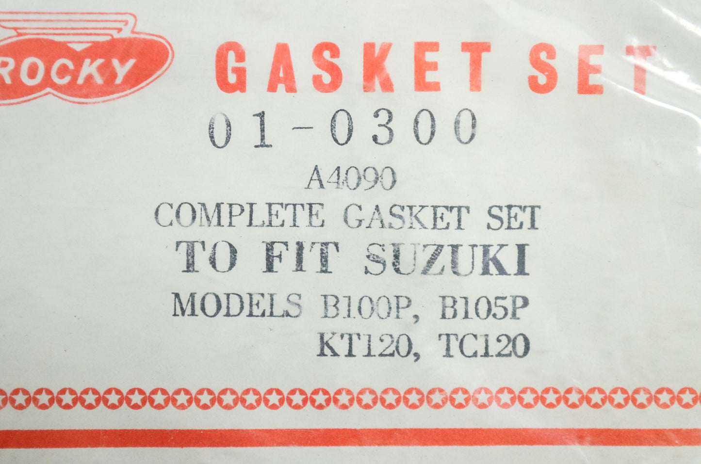 Complete Gasket Set Missing Pieces Suzuki B100P, B105P KY120 TC120 NOS