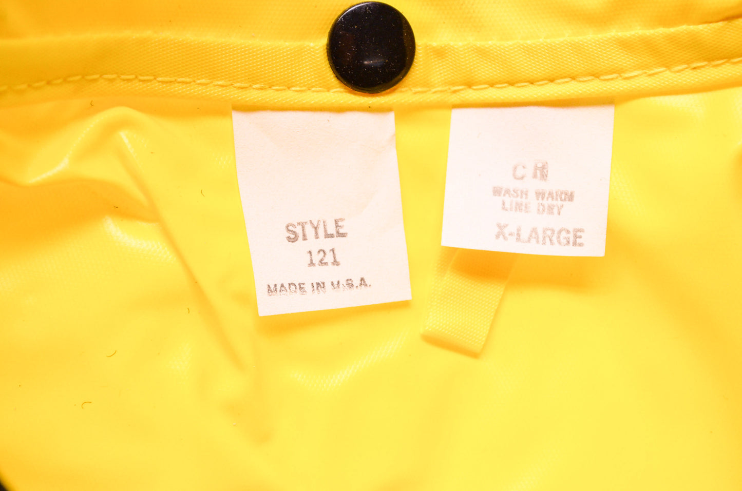 New Neese Dry Rider Yellow Foul Weather Gear Jacket & Pants Size XL NOS