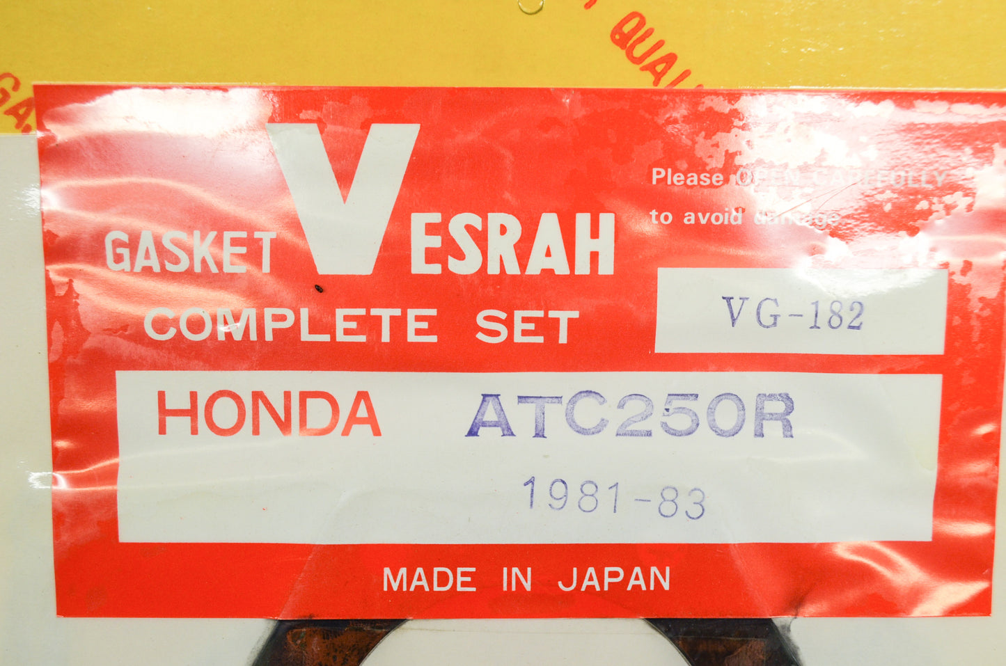 New Vesrah Complete Gasket Set Honda 81-83 ATC250R NOS