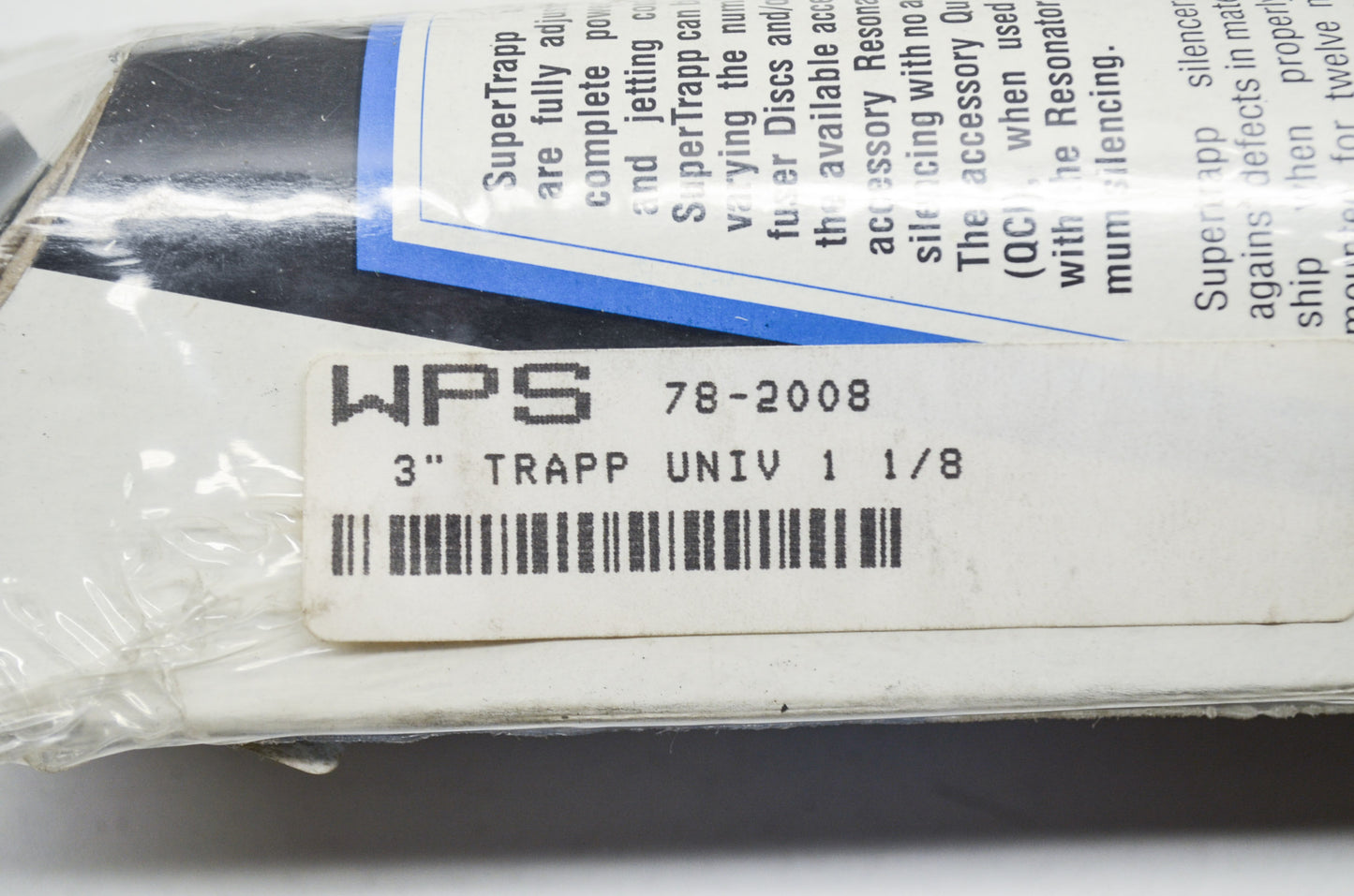 New Supertrapp Muffler 1-1/4' NOS