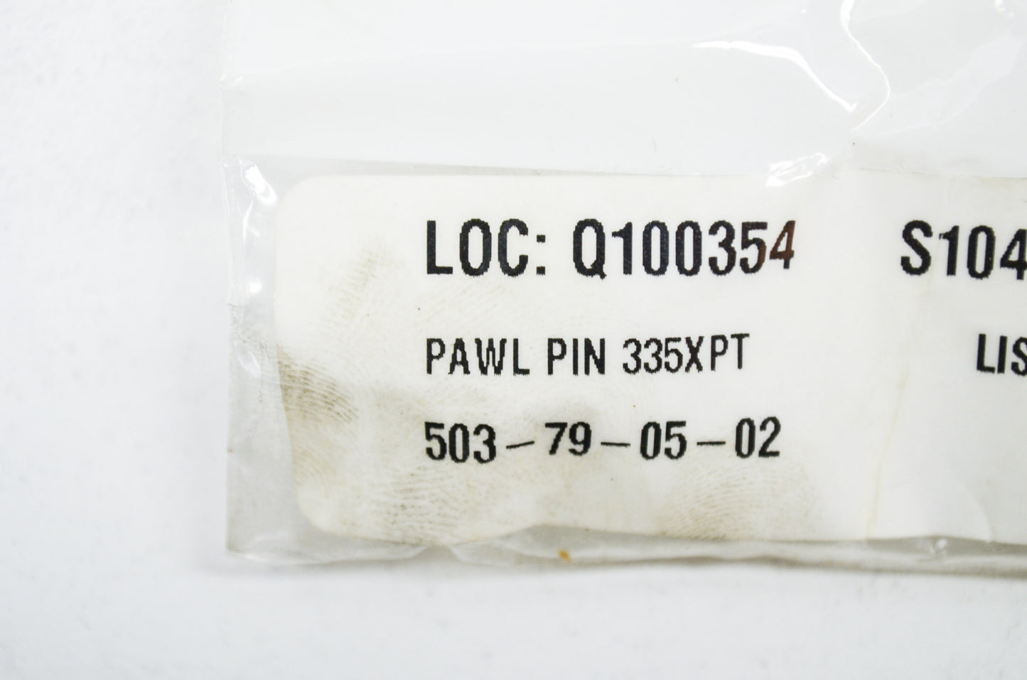 Pawl Pin 335XPT Qty 3 NOS