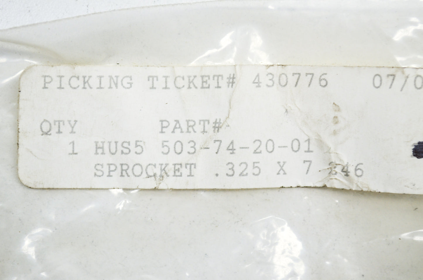 Sprocket .325x7 246 42 NOS