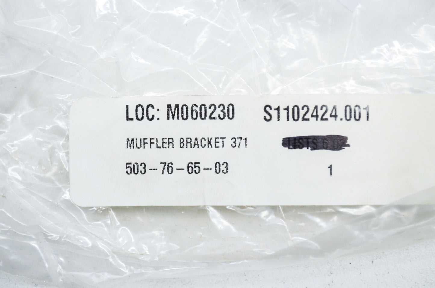 Muffler Bracket 362 365 371 372 375 385 390 NOS