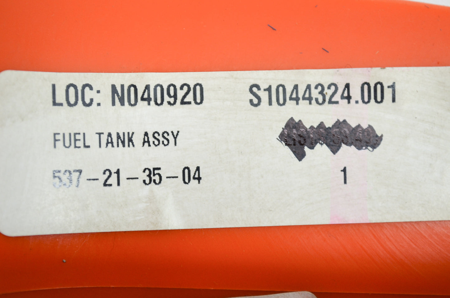 Fuel Tank Assembly NOS